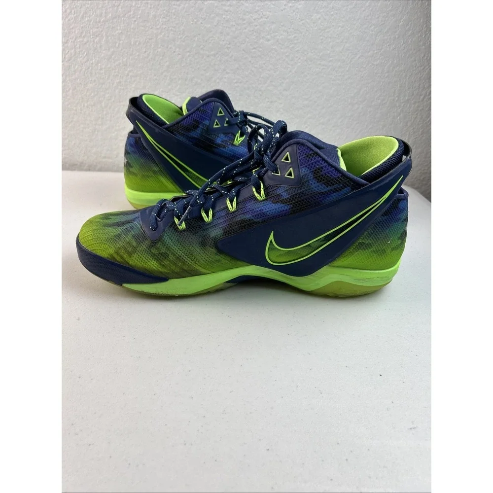 NIKE Zoom Field General FTBL Navy/Lime Green 654859-430 sz 12‎